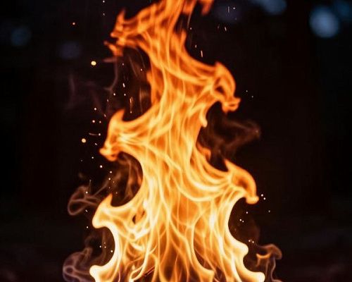 При пожаре в Колпино погибла женщина